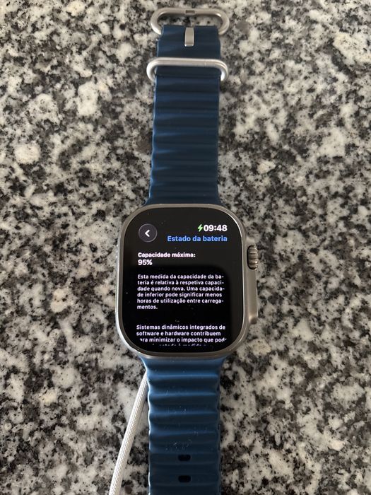 Apple Watch Ultra (1ª Geração) 49mm Titânio | Excelente Estado | Bateria +90%