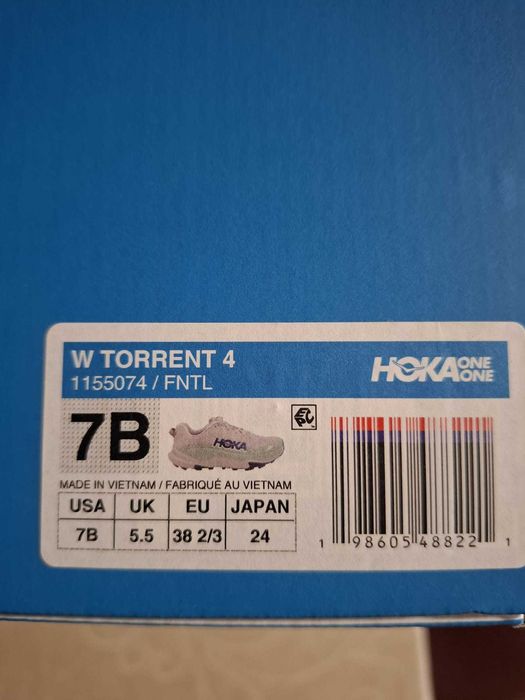 Sapatilhas HOKA Torrent 4 rosa verde lilás mulher
