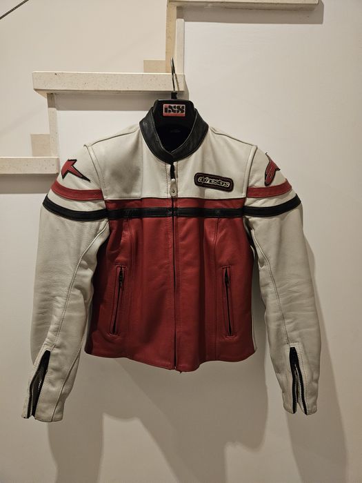 Casaco de mota de cabedal Alpinestars mulher