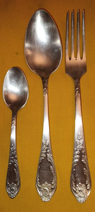 Ложка/Вилка мельхиоровая СССР. Ложка кофейная/чайная Dilmah