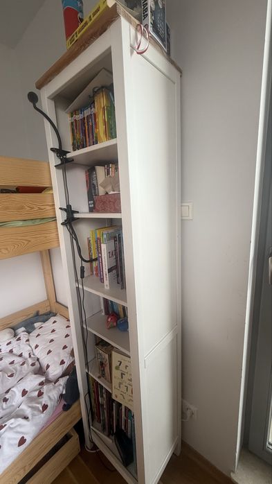 Regał HEMNES biały 49 × 197 cm – 150 zł