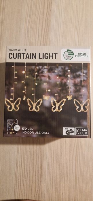 Wiosenna girlada 130 led motylki