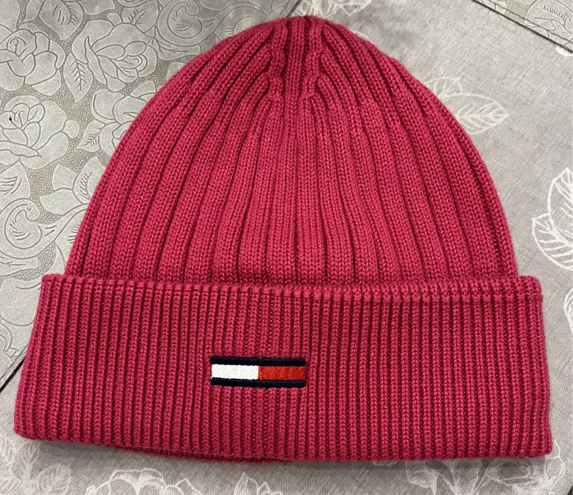 Różowa czapka Tommy Jeans