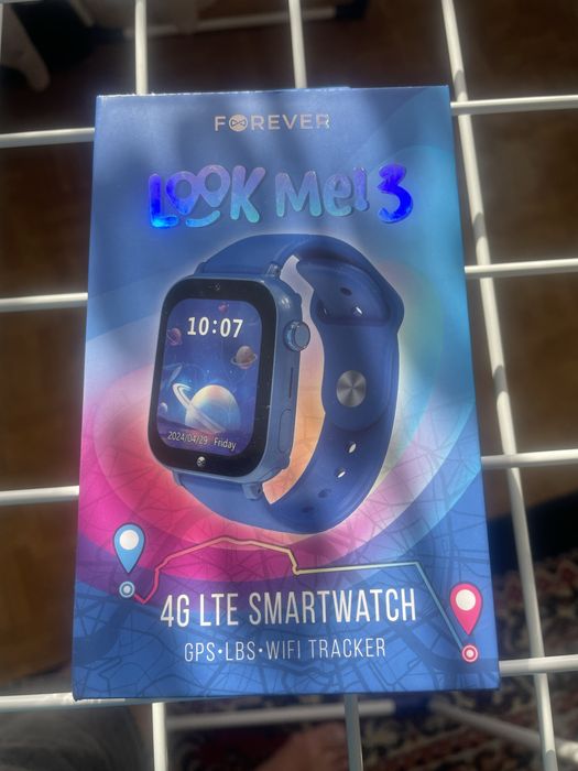 Smartwatch Forever Look ME 3 KW-520 42mm GPS Niebieski