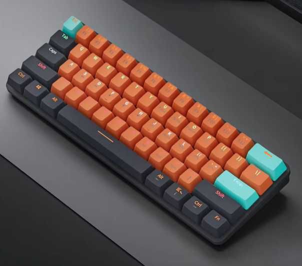Механічна клавіатура [61-key] RGB-підсвітка / червоні світчі / хотсвап