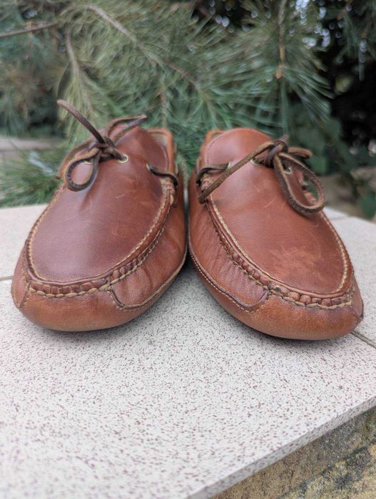 Чоловічі коричневі мокасини топсайдери Cole Haan
