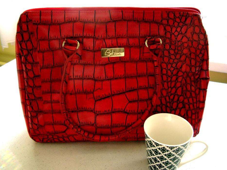 torba miejska duża - imitacja skóry węża