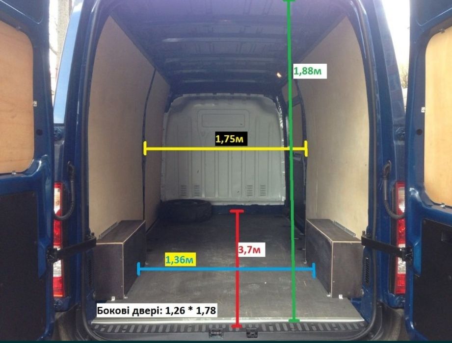 Лише з водієм! Оренда буса вантажні перевезення грузоперевозки таксі