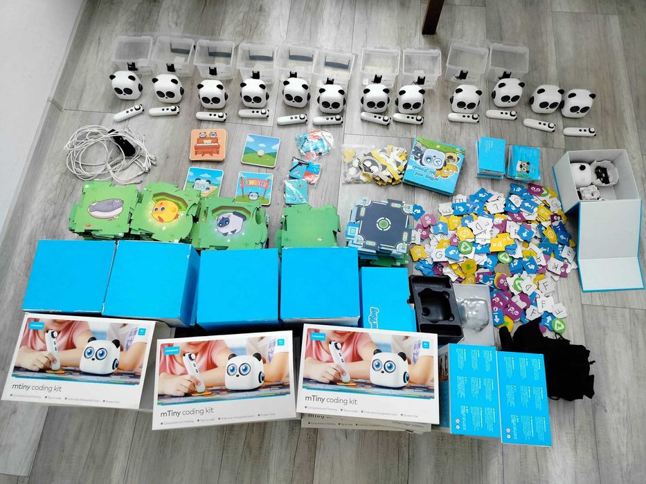 Robot panda mTiny Coding Kit firmy Makeblock - 9 zestawów
