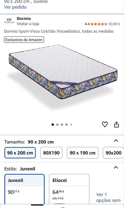 Cama crianca mais colchão