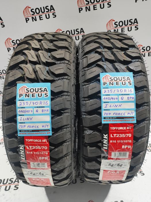 2 pneus novos Ilink 235-70R16 Oferta da Entrega