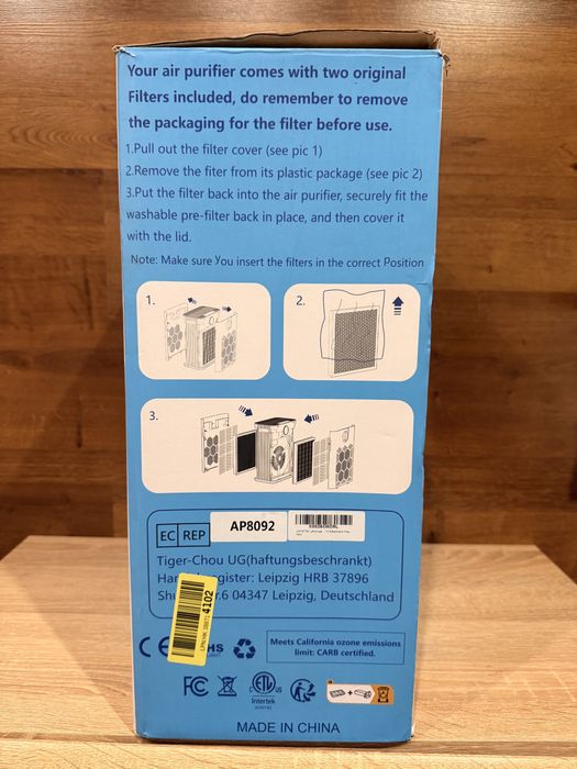 Очисник повітря DAYETTE WiFi HEPA 14