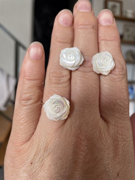 Весільні прикраси срібні сережки кольцо свадебные серебро