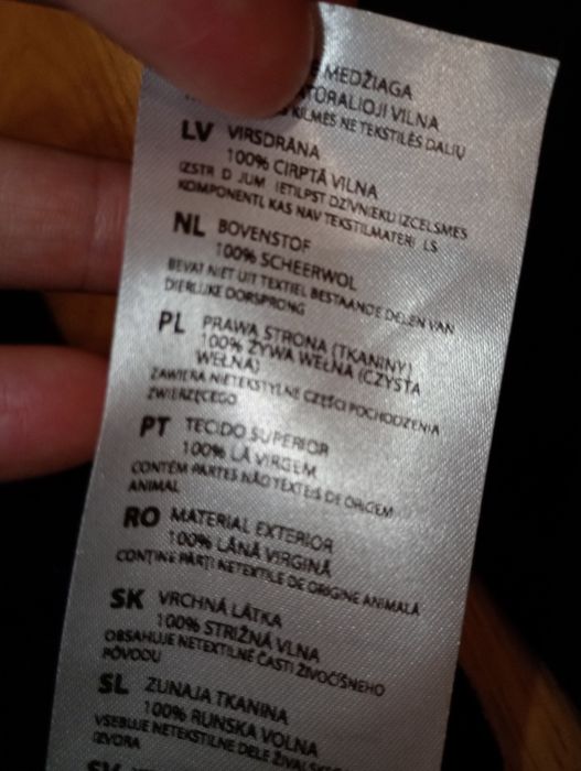 Sweter Marc O'polo M męski rozpinany wełna 100% granatowy