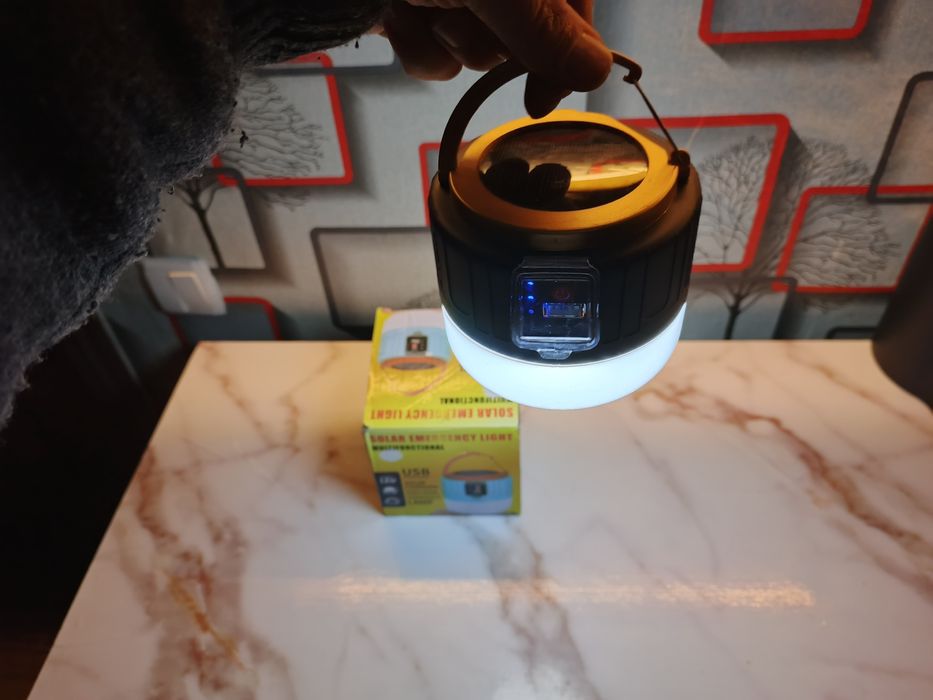 Кемпінгові лампа на акумуляторах з пультом