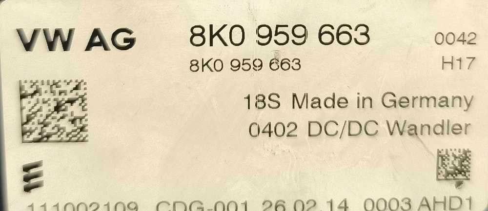 Módulo Eletrónico 8K0959663 - AUDI A1