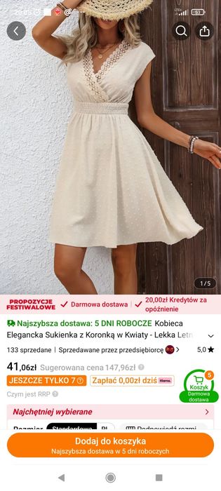Nowa sukienka XL