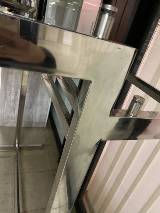 Expositor dois lados vidro