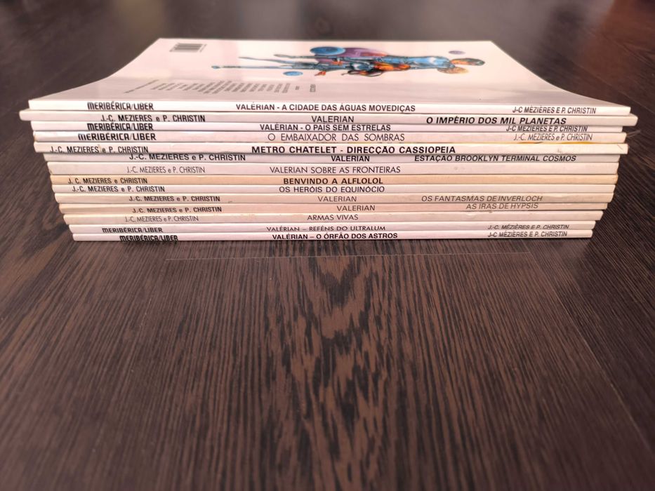 Lote 14 Livros BD Valerian – Meribérica/Liber