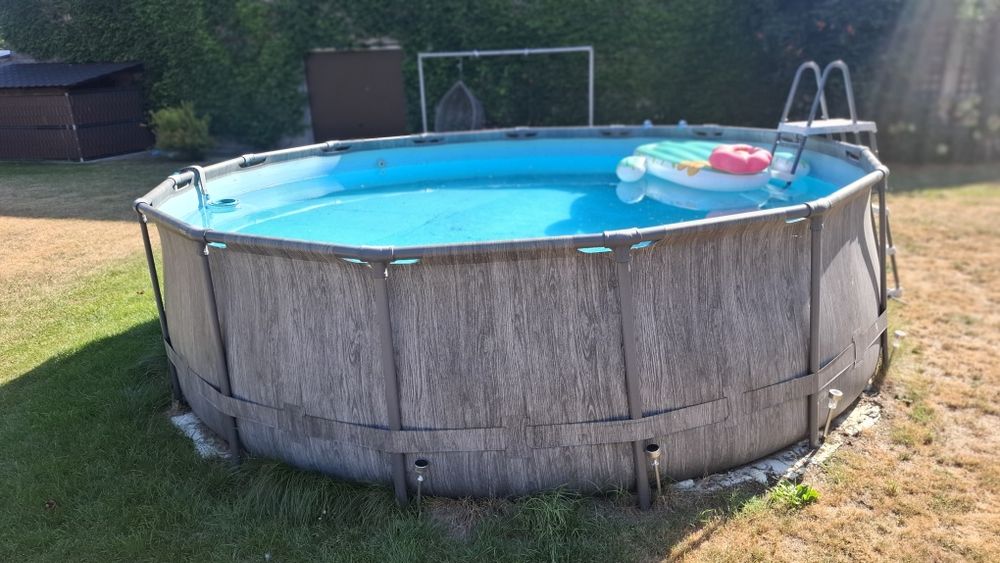 Basen ogrodowy stelażowy 457 x 122 cm INTEX + Pompa piaskowa