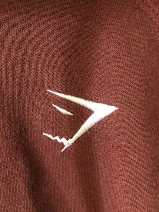 Бордова кофта худі Gymshark