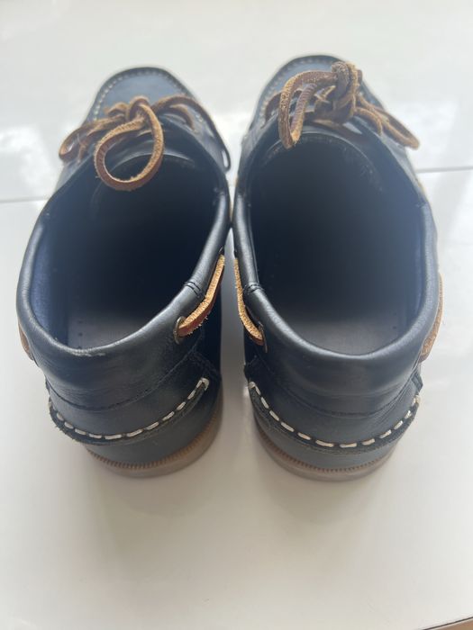 Sapato de vela azul, tamanho 38