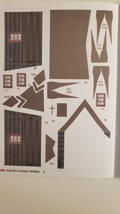 Model kartonowy do sklejenia