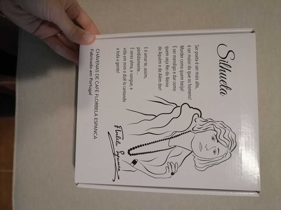 Conjunto de chávenas Florbela espanca