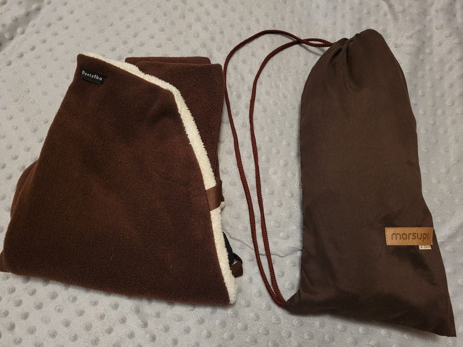 Miękkie nosidło ergonomiczne Marsupi + osłonka na nóżki