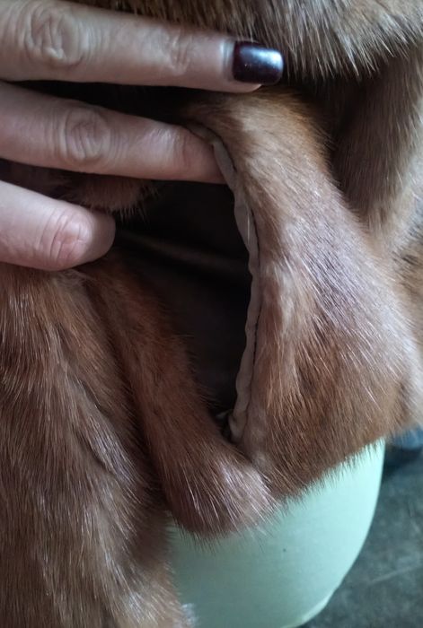 Норковый полушубок. Винтаж