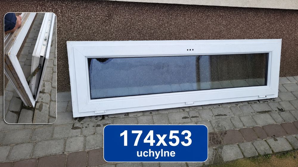 Okna 175x53 uchylne Wysyłka