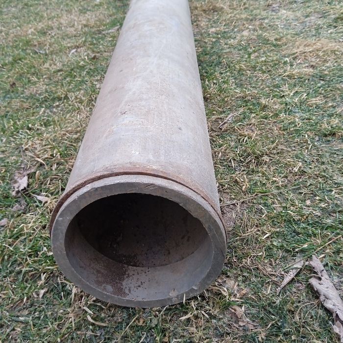 Труба алюмінієва, товстостінна, 293 см довжина, 16.4 см діаметр зовн.