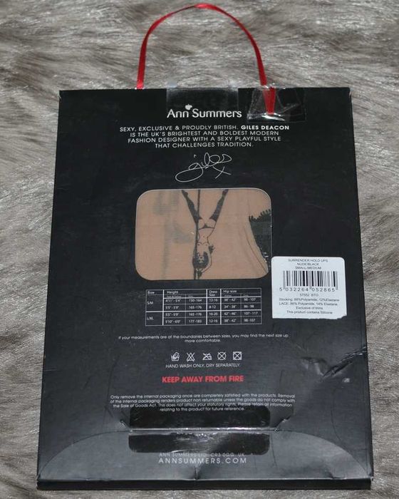 Дизайнерские (с обложки Vogue) чулки от дизайнера Джайлза Дикона (S-M)