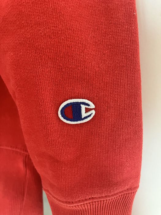 Bluza Crewneck Champion Reverse Weave RW czerwona 100% bawełna