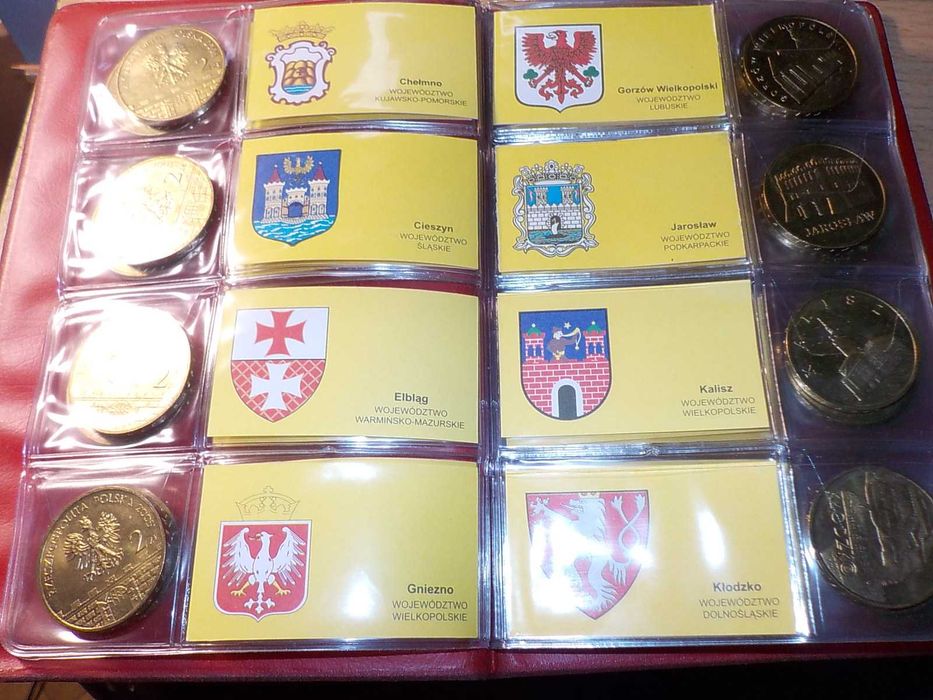 GN   album komplet 2 zl monety GN województwa  + gratis  Album