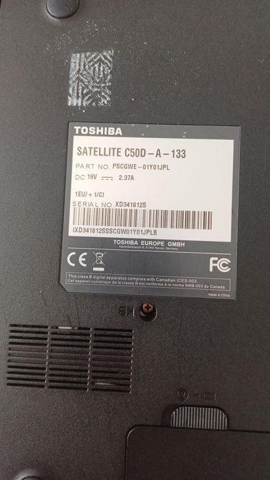 Laptop Toshiba windows 10 odczytuje płytypłyt