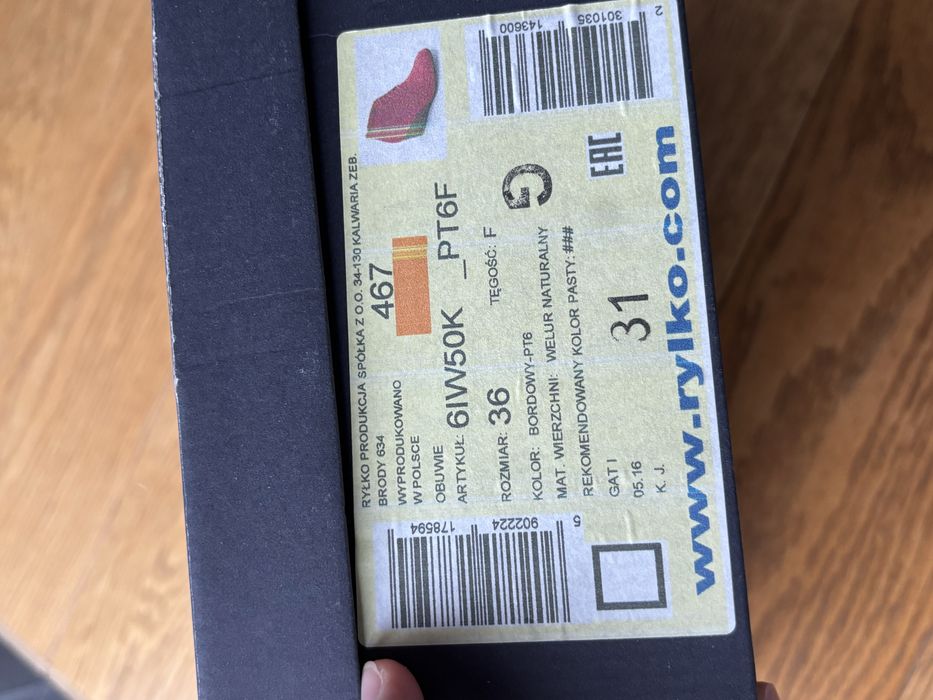 Botki Ryłko Relax nowe