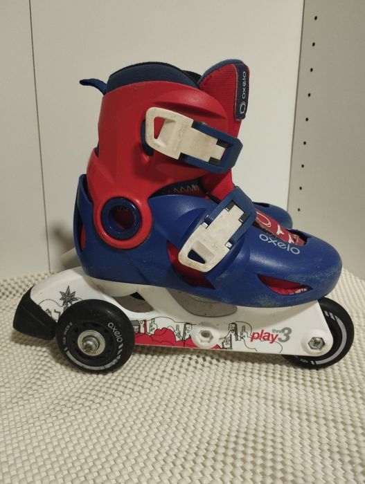 Patins oxelo 26-28 + proteções