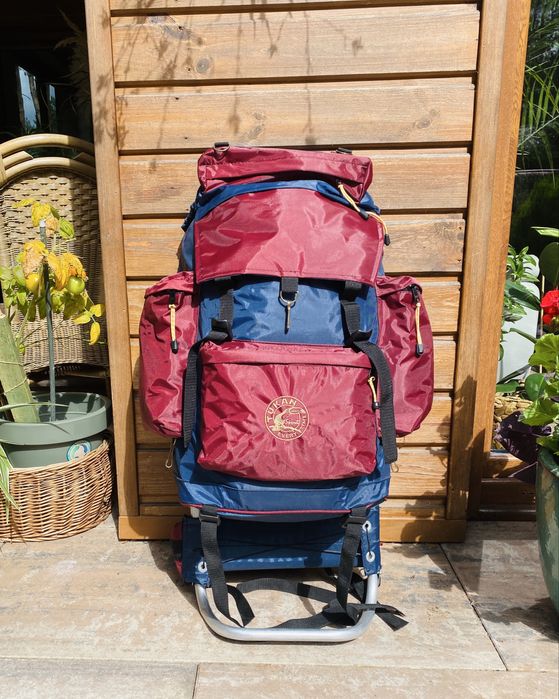 Plecak na stelażu turystyczny polski polska produkcja raz uzyty