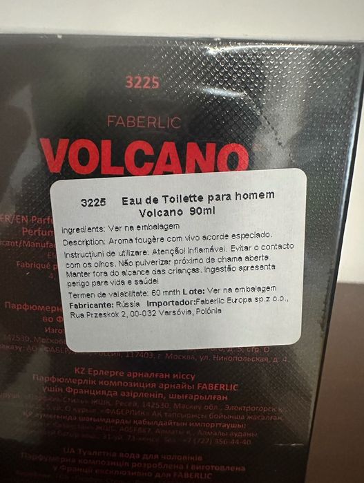 Perfume Homem Volcano