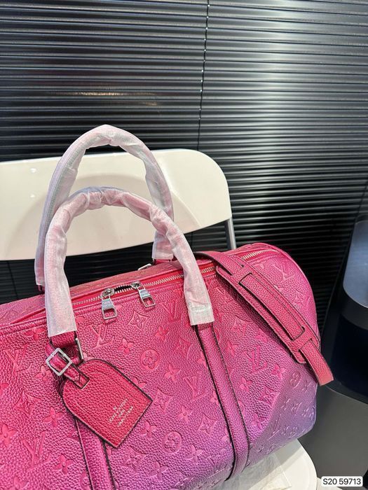 LOUIS VUITTON KEEPALL сумка мужская зеленая унисекс розовая спортивная