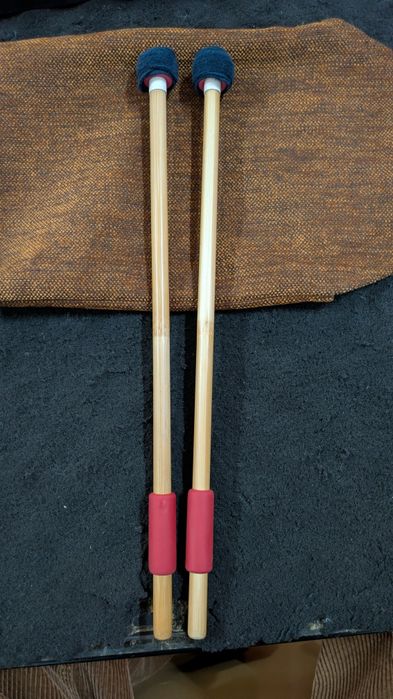 Baquetas de tímpanos de flanela