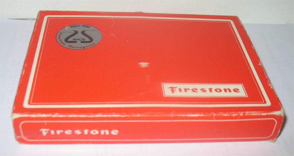Litografia União, Lda - Firestone Portuguesa - 25 Anos - 2 Baralhos