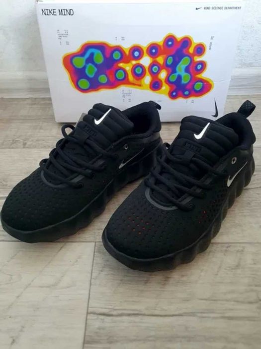 Nike Mind 002 кроссовки найк оригинал мужские черные с масажем сток