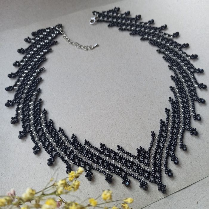 Силянка, кольє з бісеру, прикраса з бісеру