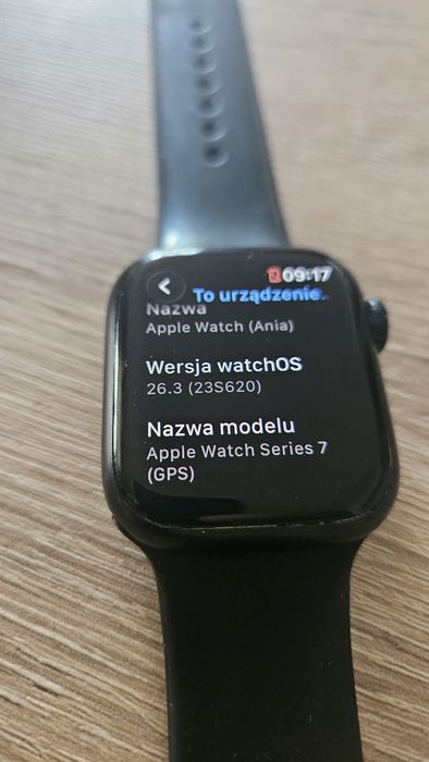 Apple Watch 7(gps) komplet z ładowarką 84%