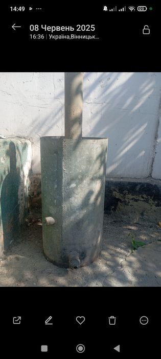 Бак-теплообмінник (титан) для підігріву води, товстостінний