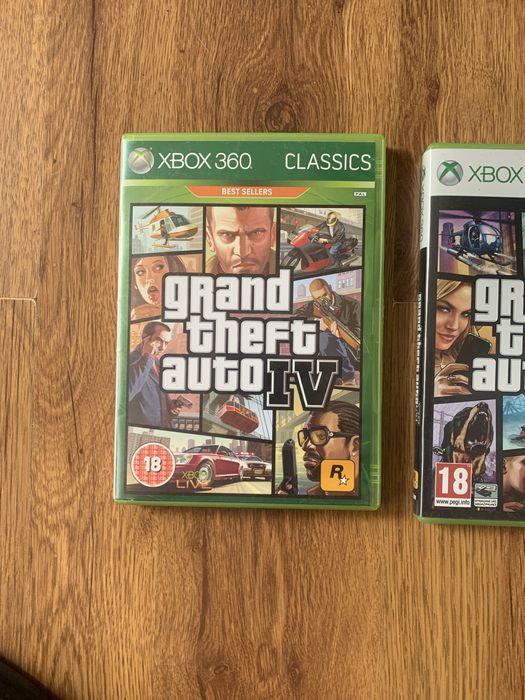 Gry na xbox 360 GTA5 GTA4 i BOND 007