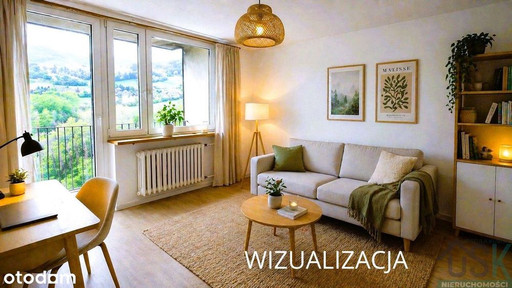 Ustroń - mieszkanie z wyremontowaną łazienką i pięknym widokiem