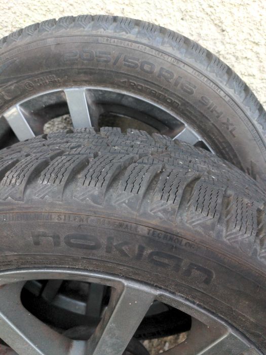 Jantes OZ 16 4x108 mm com pneus como novos